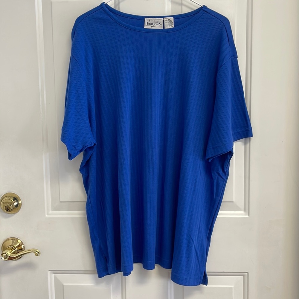 Basic Editions Blue Tee